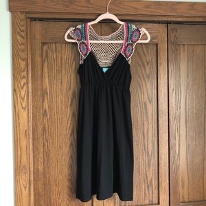 *3 for $20!
Black dress with crochet details